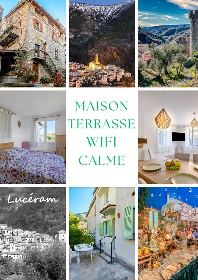 La Tiniera A Luceram - Maison Renovee 2023- Terrasse - Wifi - Village Des Creches 0*,